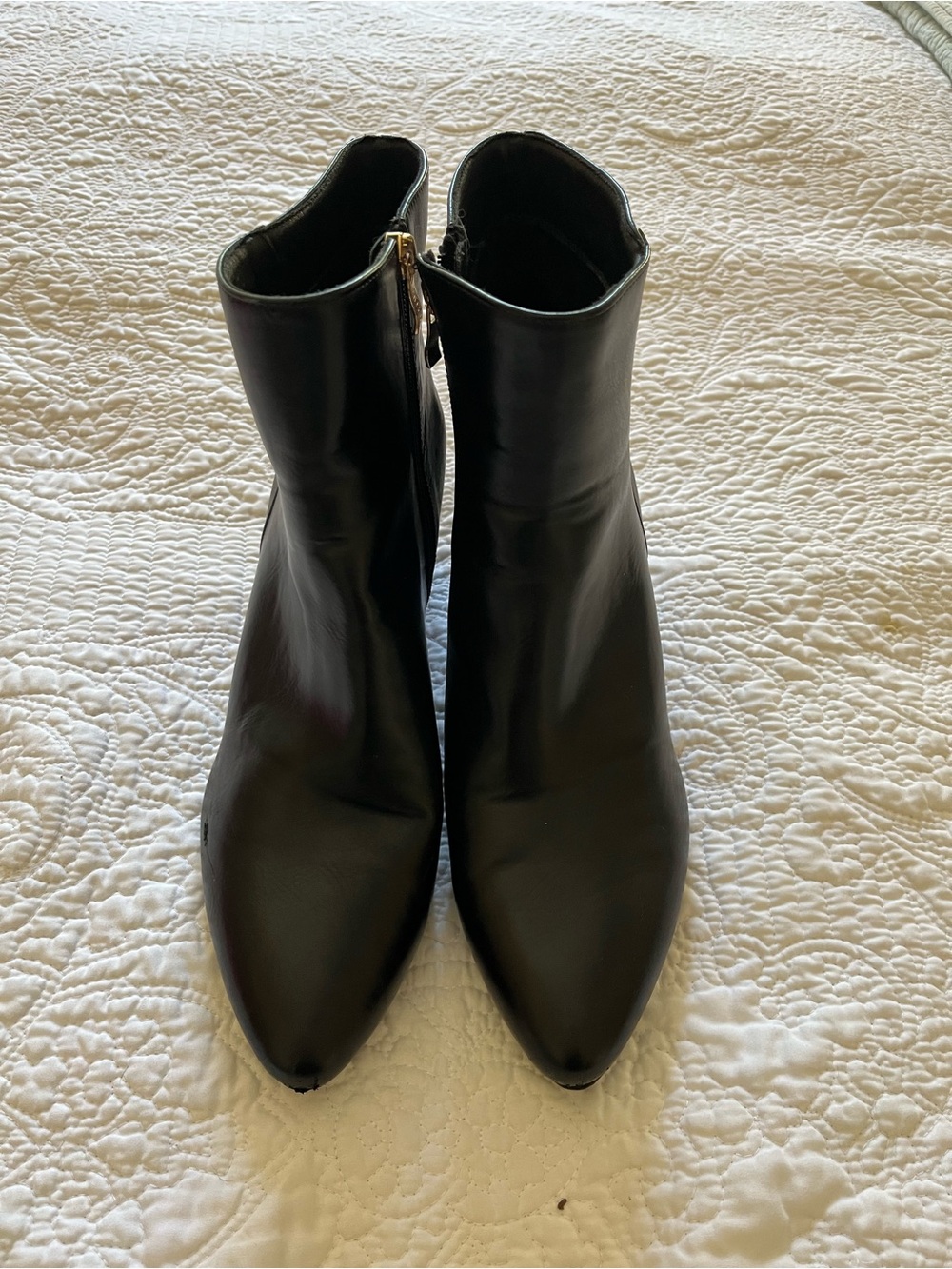 Black Women's Ankle Boots - Sleek Pointed Toe